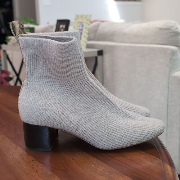 Everlane The Glove Wool Blend Pull On Boot Oatmeal Size 5 - Picture 3 of 14